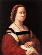 RAFFAELLO Sanzio Portrait of a Woman (La Donna Gravida) drty painting